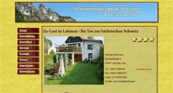 Desktop Screenshot of ferienwohnung-hickmann.de